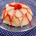 １歳誕生日♪レンチン簡単☆苺のデコレーションケーキ