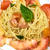 桃の冷製パスタをはじめてつくってみた。