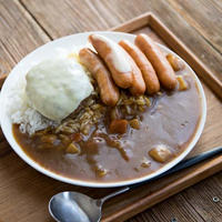 チーズハンバーグソーセージカレー