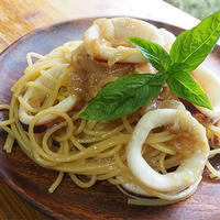 イカのレモンソースパスタ