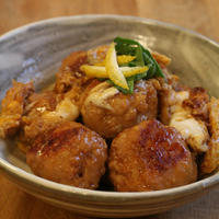 「鶏団子の麺つゆ煮」