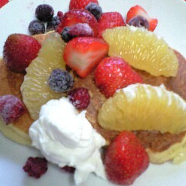 ぷちぷち　もち麦入りパンケーキ