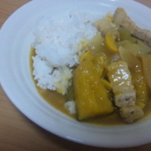 朝カレーダイエット　～かぼちゃのホクホクカレー～＊