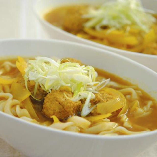 肉団子入りカレーうどん