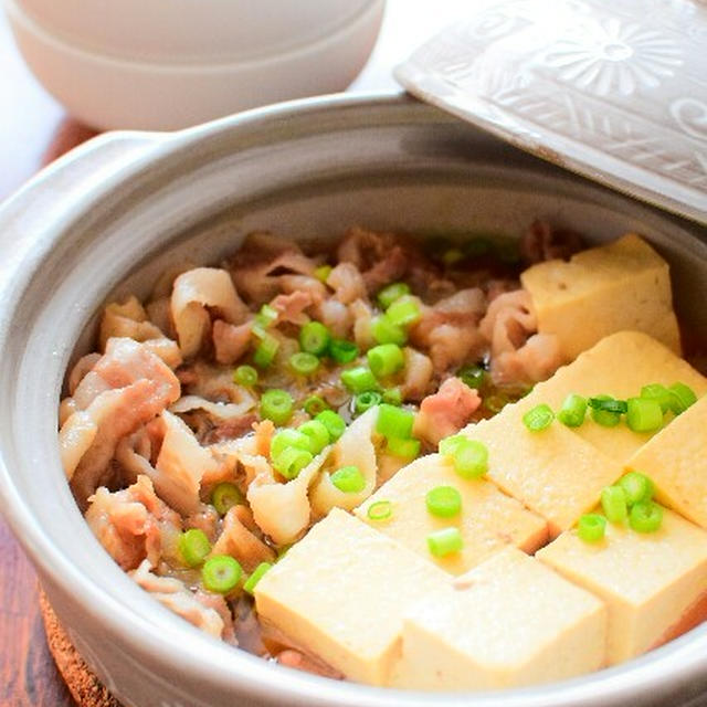 ご飯にぴったり！豚バラ肉豆腐のレシピ