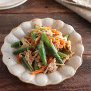 お弁当の彩りおかずに。ツナと3種野菜のさっぱり和え