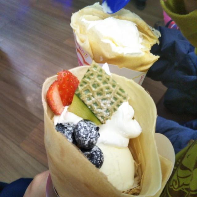 おやつ☆クレープ300円なディッパーダン