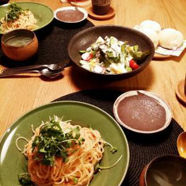 誕生日の晩ごはん♪
