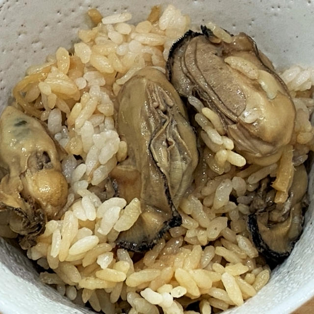 牡蠣の混ぜごはん