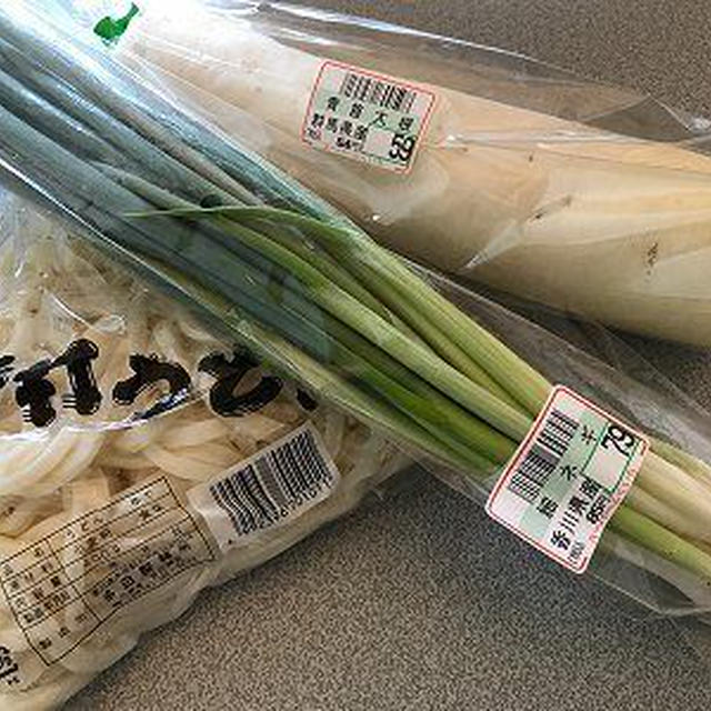 おろしぶっかけうどん。焼きそば