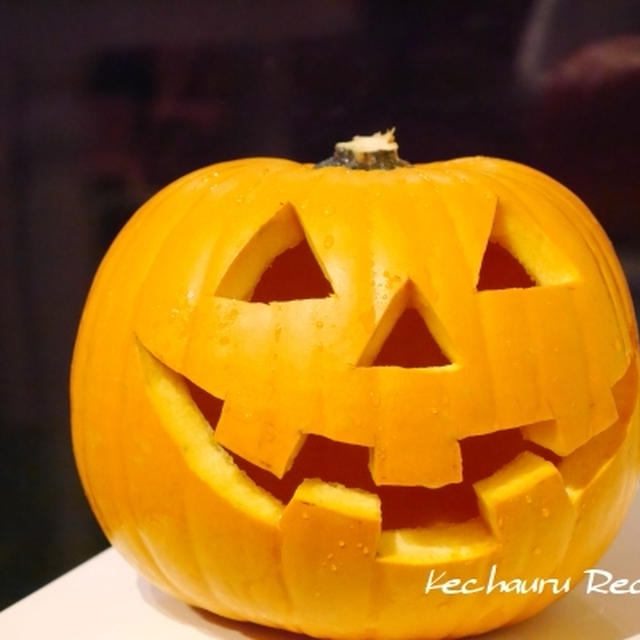 ハロウィン☆人生初の『ジャック・オ・ランタン』作り。