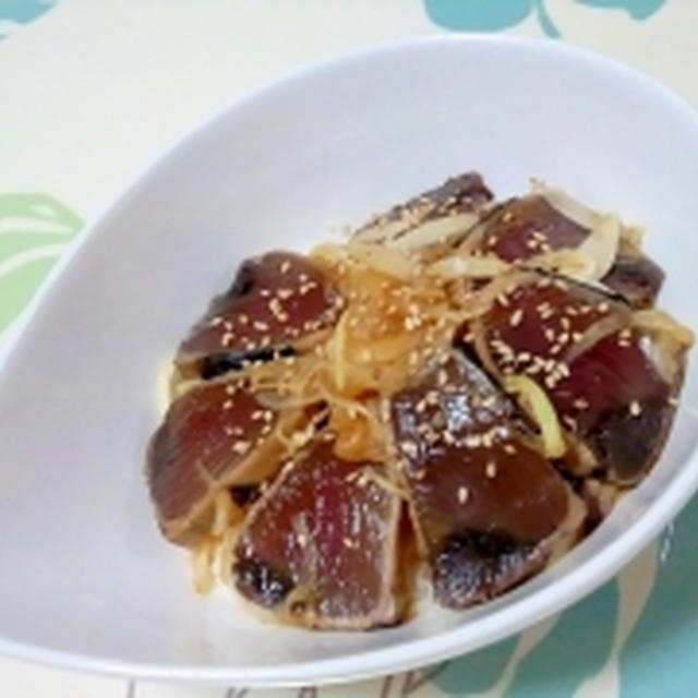 かつおの漬け丼