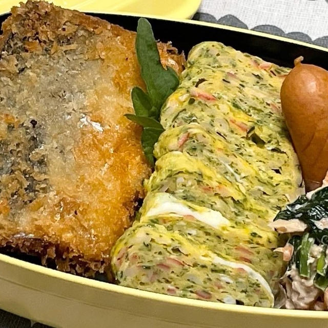 【お弁当】お弁当作り/レンチンでちゃちゃっと1品/簡単時短/鯖フライ