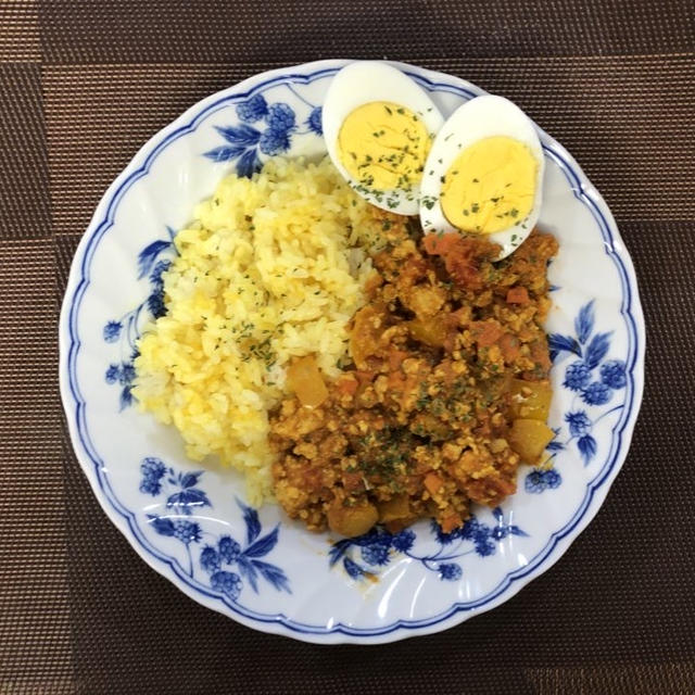 【スパイス５種で簡単！】ありあわせキーマカレー♡