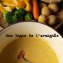 サフラン香る*エビちゃん風味フォンデュ。