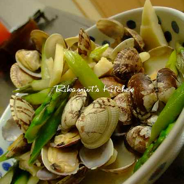 【春野菜部門】 春香るアサリのバター蒸し