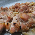 鶏もも肉のパリパリ焼きよ(*^^*)