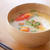 「群馬県産トマト」と玉子の味噌汁