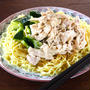 柚子こしょう×マヨで喰うがいい・・「モリモリ男の柚子マヨバンバンジー麺」