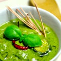 小松菜のグリーンカレー