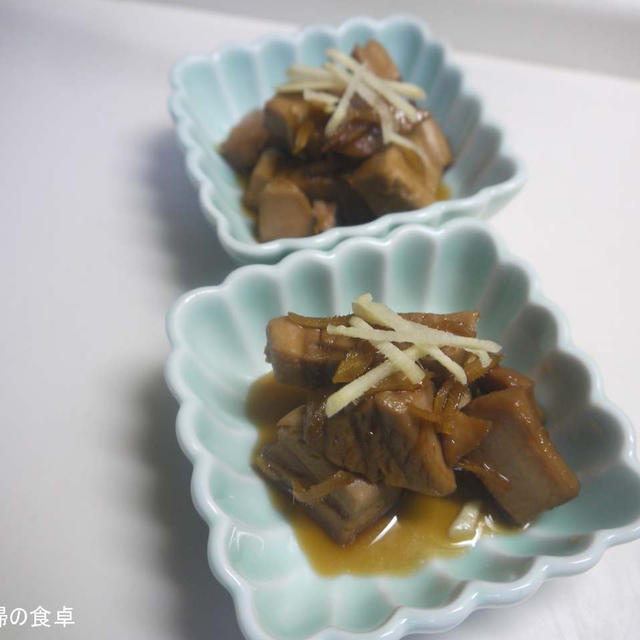 マグロでなくてカツオで角煮