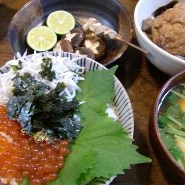 自家製いくら丼♪