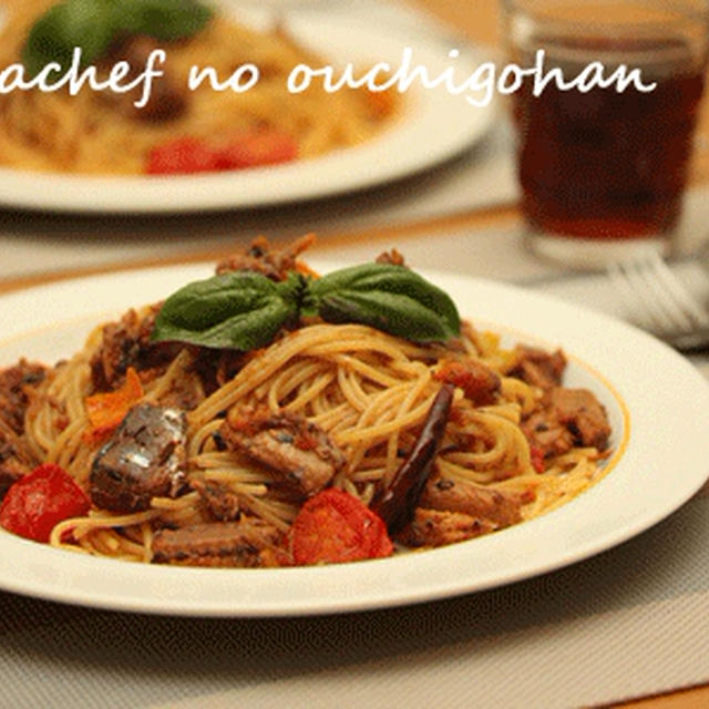 ■さんまの和風パスタ