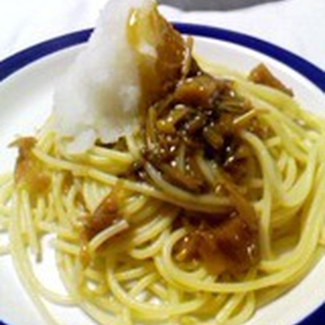 「おろし大根のうめパスタ」