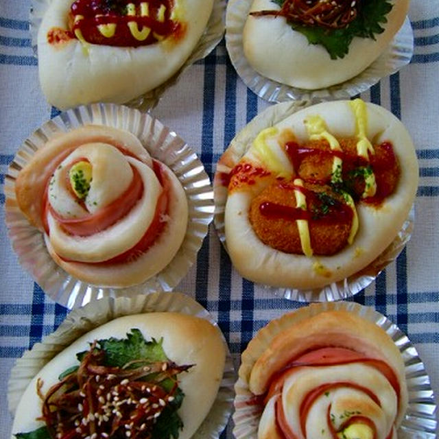 お惣菜パン３種＆成形も♪