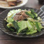 ラム肉の野菜炒めとまごわやさしいダイエット献立