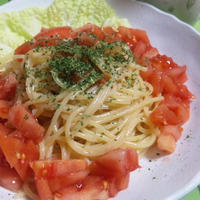 たらこ＆フレッシュトマト　スパゲティ　　　　　　　　　　　　　（キッチン　ラボ）