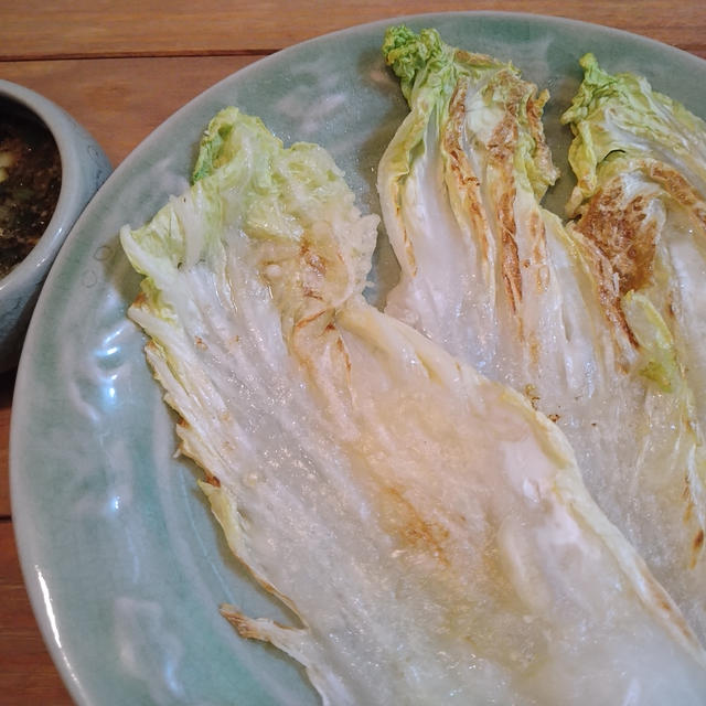 白菜チヂミ～「賢い山村生活」の料理です♪