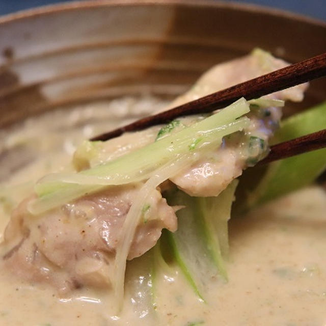 ★　特製！ネギ胡麻ダレで鶏シャブ