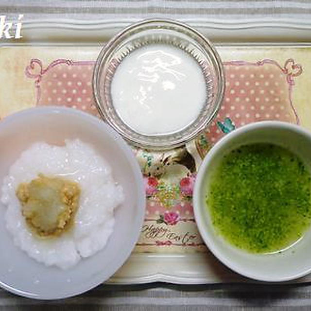 ﾟ･*:.｡.【離乳食】納豆ごはん.｡.:*･ﾟ