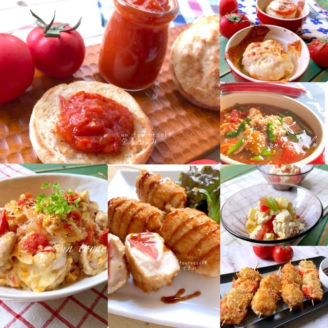【旬の味「トマト」】ランチからあと1品欲しい時にもオススメ‼︎過去レシピまとめ7選