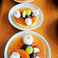 ■昭和産業様の　ケーキのようなホットケーキミックス粉で 【フルーツと餡子のパンケーキを２軒に届けて美味しさ拡散！！】