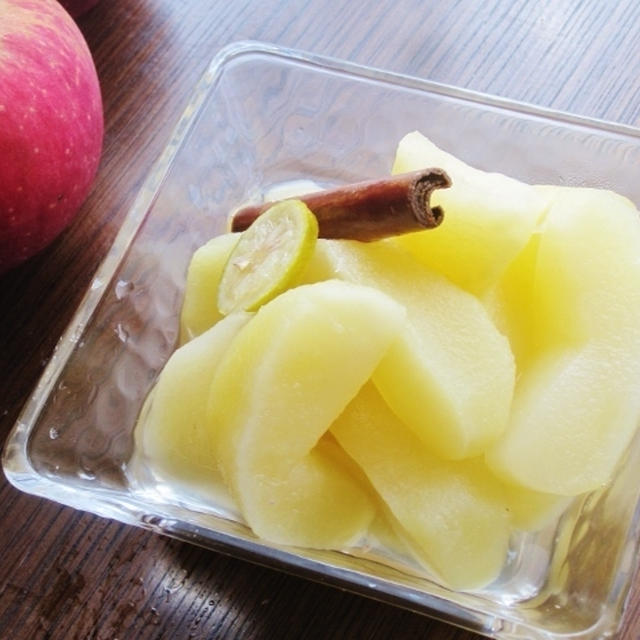 林檎のコンポート～シナモン風味