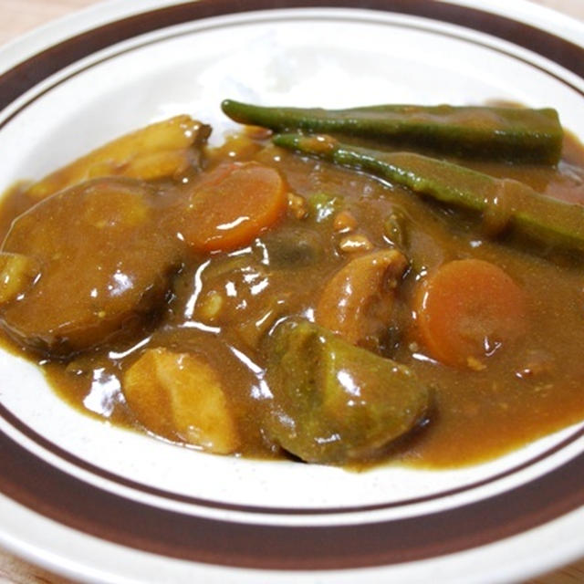 昨夜は夏野菜カレー！