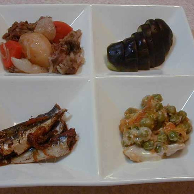 肉じゃがと骨まで食べられる平子鰯