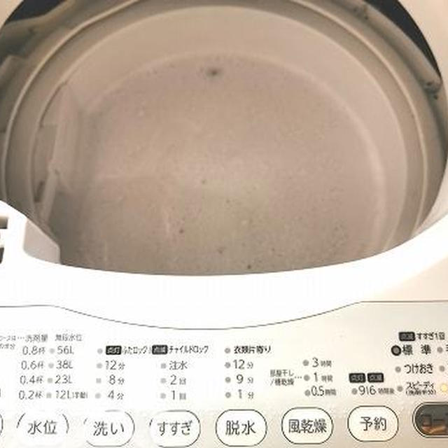 今日の小掃除♪ 洗濯槽の掃除