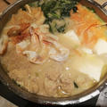 小松菜の白味噌鍋