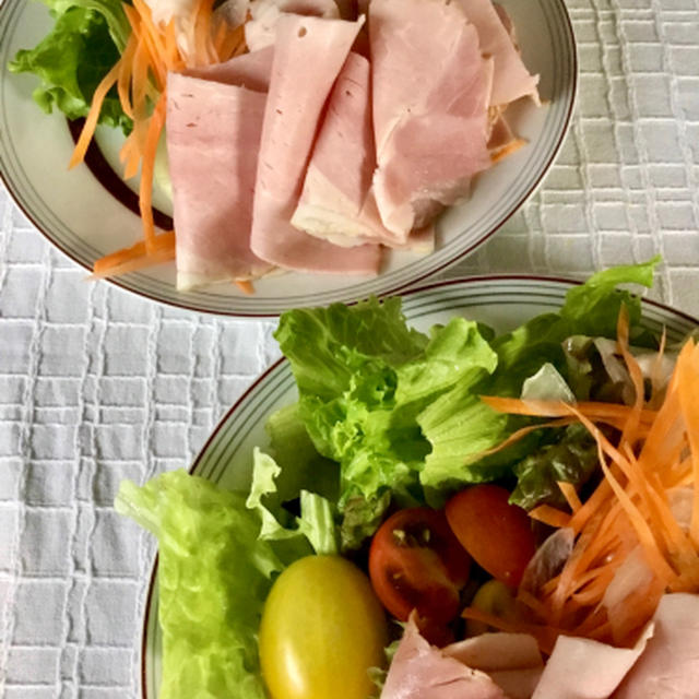ハムで主菜を作りたい、主婦のお願い