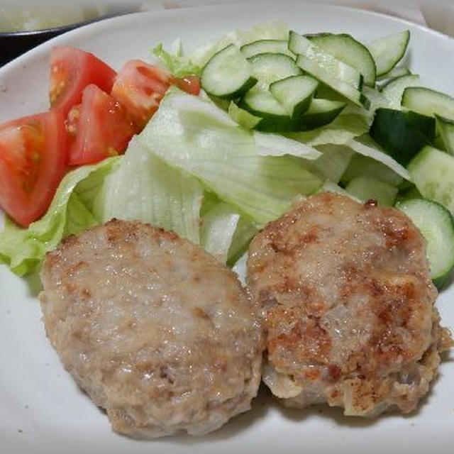 トローリ豆腐バーグとトウモロコシご飯