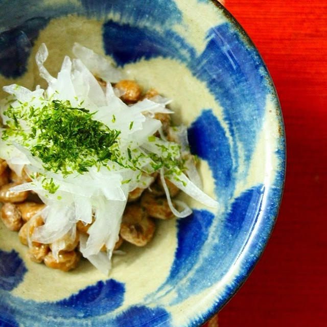 新玉納豆青のりひらり