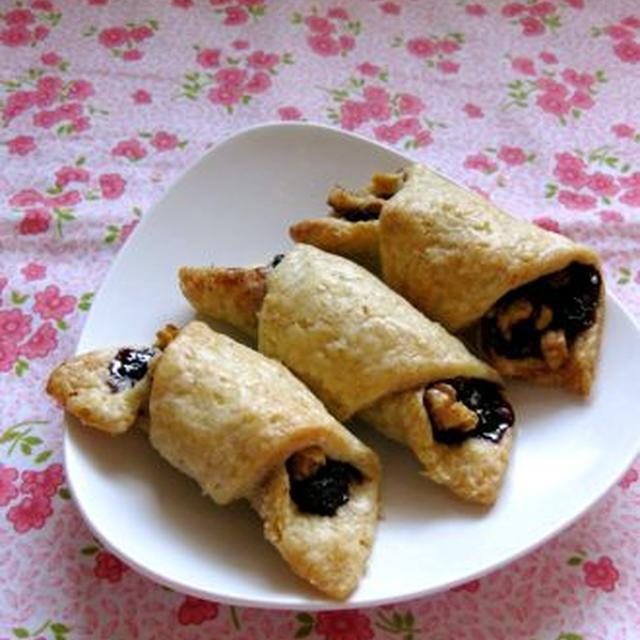 ユダヤのビスケット、Rugelach（ルガラー）。