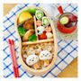 ミニうさぎのっけごはんとハーブチキン弁当♪
