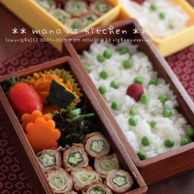 激痛 (#+。+) ✿ 今日のbento / 昨日の晩ご飯♪