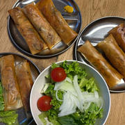 春巻きとツナポテトガレット♪