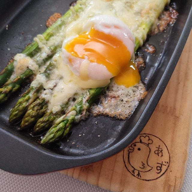 丸焼きアスパラ