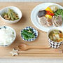 フライパン１つで付け合わせまで出来る♡ふっくらポークステーキ定食
